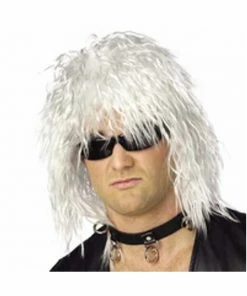 California Costume Co. 80's White Rock Star Wig Wigs