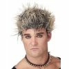 California Costume Co. Men's Black & Blonde Spiked Wig