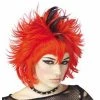 California Costume Co. Wigs Women's Red & Black Mohawk Wig