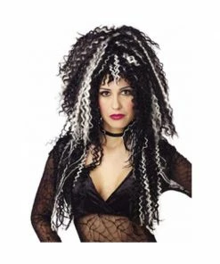 California Costume Co. Black & White Witch Wig Wigs
