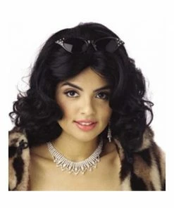 California Costume Co. Jet Set Black Wig
