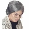 Fun World Adult Woman's Old Lady Grey Wig Wigs
