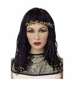 California Costume Co. Beaded Cleopatra Wig