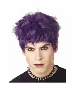 California Costume Co. Black & Purple Mod Monster Wig