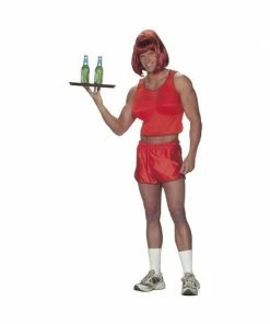 Fun World Adult Hooters Guy Waitress Costume