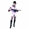 Charades Adult Costumes Adult White Sexy Gangster Girl Costume 2 Charades Adult Costumes Adult White Sexy Gangster Girl Costume