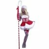 Charades Adult Red Sexy Little Bo Peep Costume