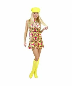 Charades Adult Psychedelic Go Go Girl Costume Adult Costumes