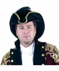 Charades Velvet Pirate Hat Hats