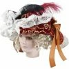 Charades Women's Wine Lacey Pirate Hat
