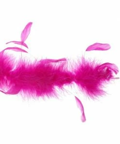 Charades Accessory Kits Fuscia Marabou Solid Boa