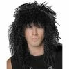 Lacey Wigs Black 80's Hair Band Wig