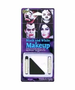 Fun World Adult Black & White Makeup Crayon Kit