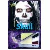 Fun World Adult Skull Halloween Makeup Kit Costume Make-up