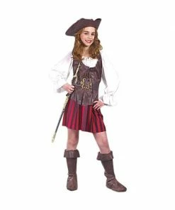 Fun World Kids Costumes Childs High Seas Girl Pirate Costume