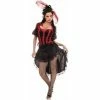 Underwraps Adult Can Can Girl Dancer Costume