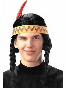 Fun Plus Wigs Adult Young Indian Man Wig