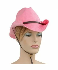J Hat Hats Adult Pink Cowgirl Hat