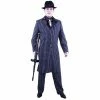 Charades Adult Costumes Adult Long Gangster Suit Costume
