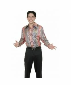 Charades Accessory Kits Adult Psychedelic Disco Shirt