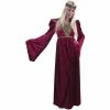 Charades Adult Wine Renaissance Queen Costume Adult Costumes 1 Charades Adult Wine Renaissance Queen Costume Adult Costumes