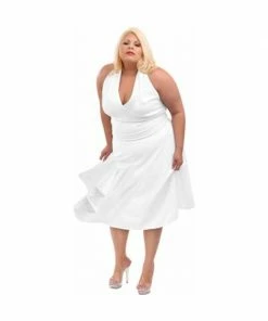Charades Adult Plus Size Marilyn Dress Costume Adult Costumes
