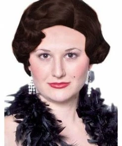 Brands On Sale Black Roaring 20's Flapper Wig