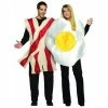 Exclusive Adult Bacon & Eggs Couple Costume Adult Costumes 2 Exclusive Adult Bacon & Eggs Couple Costume Adult Costumes