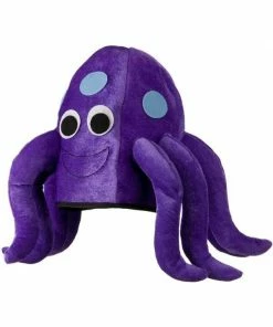 Exclusive Purple Octopus Hat Funny Costume For Adults Or Kids