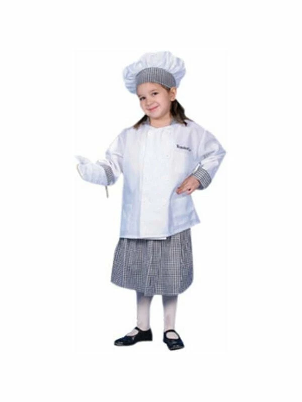 Dress Up America Kids Costumes Toddler Girl Chef Costume 3 Dress Up America Kids Costumes Toddler Girl Chef Costume