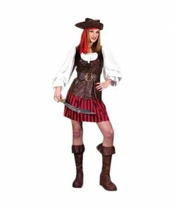 Fun World Adult Costumes Adult High Seas Buccaneer Pirate Lady Costume