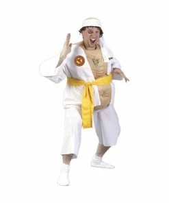Fun World Adult Fat Karate Guy Costume