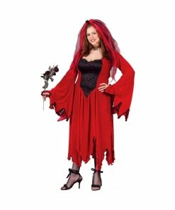 Fun World Adult Plus Size Devil Bride Costume
