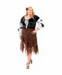 Fun World Adult Plus Size Gypsy Pirate Wench Costume