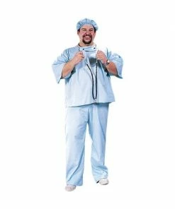 Fun World Adult Plus Size Doctor Costume Adult Costumes