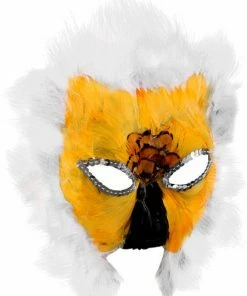 Frankwell Trading Co. Feathered Lion Mask Masks