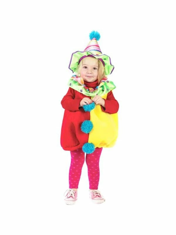 Fun World Toddler Cutie Clown Costume 3 Fun World Toddler Cutie Clown Costume
