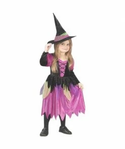 Fun World Kids Costumes Toddler Rainbow Witch Costume