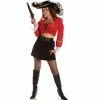 Underwraps Women's Sexy Captain Ruby Costume