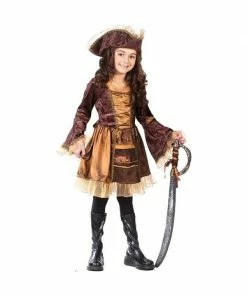 Fun World Childs Sassy Victorian Pirate Costume