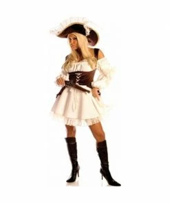 Underwraps Adult Naughty Caribbean Pirate Costume