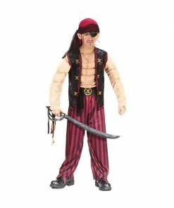 Fun World Kids Costumes Childs Muscle Pirate Costume