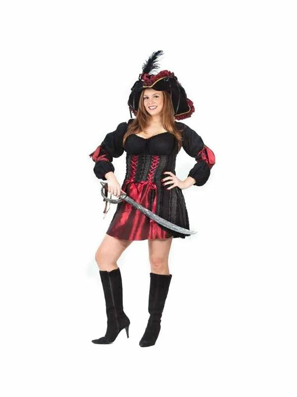 Fun World Adult Plus Size Stitch Pirate Costume Adult Costumes 3 Fun World Adult Plus Size Stitch Pirate Costume Adult Costumes