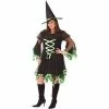 Fun World Adult Plus Size Sexy Ribbon Witch Costume