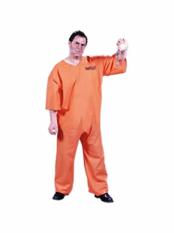 Fun World Adult Plus Size Orange Prison Suit Costume Adult Costumes 3 Fun World Adult Plus Size Orange Prison Suit Costume Adult Costumes