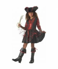 California Costume Co. Kids Costumes Child's Captain Girl Pirate Costume