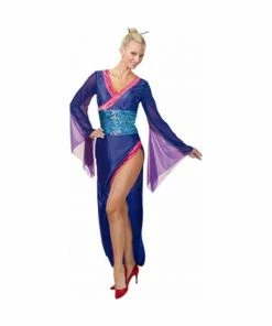 Cinema Secrets Adult Womens Blue Sexy Geisha