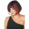 California Costume Co. Black/Red Party Girl Wig Wigs