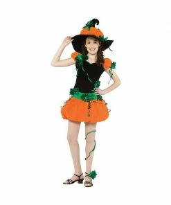 Rasta Imposta Kids Costumes Teen Pumpkin Witch Costume