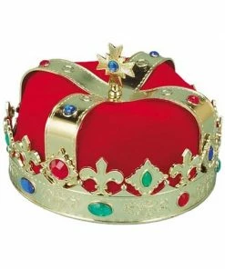 J Hat Adult Red King Crown Hat Hats